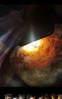 سنگ عقیق شبیه به سر انسان