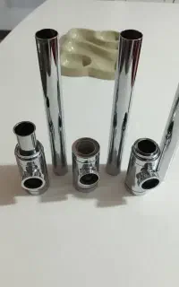 سیفون زیر آب روشویی استیل