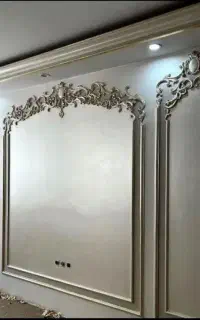 گچبری پیش ساخته به همراه نصاب