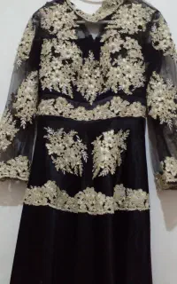 لباس مجلسی گلدوزی و طرح تور