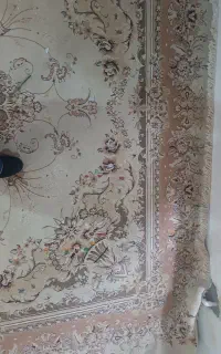 فروش فرش ۱۲متری کرم ۱۵۰۰۰۰۰۰۰تخفیف پای معامله