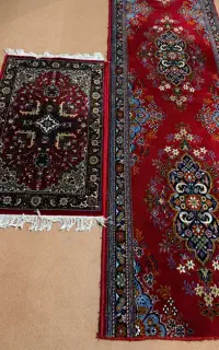 کناره طول ۳/۵ در عرض ۱ و فرش ۱۲۰ در ۷۰