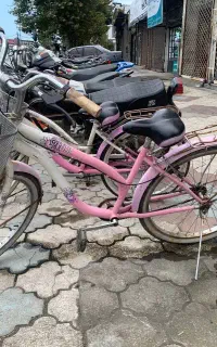 دوچرخه مدل ۲۴ رنگ صورتی