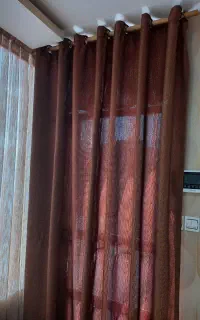 پرده با دستک