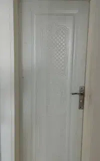 درب چوبی حموم و دسشویی