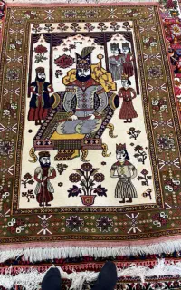 فرش دستباف عتیقه نادرشاه
