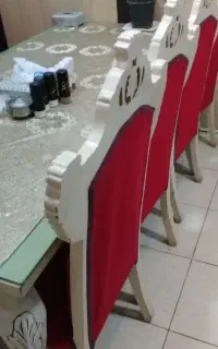 دو دست میز صندلی ۸ نفره و ۶ نفره غذا خوری در حد