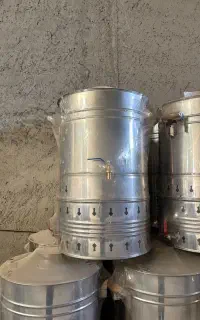 سماور ۶۰ لیتر استیل بزرگ برای مجلس و مساجد