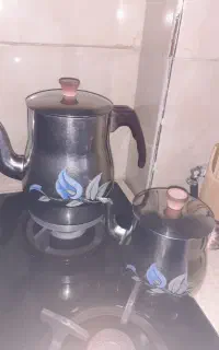 کتری قوری استیل زیر چدن ترکیه