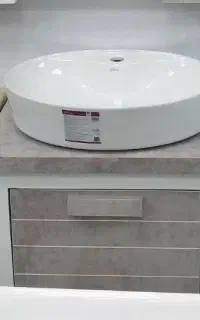 روشویی کابینتی سنگی مدل مربع