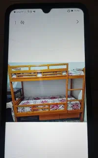 تخت دوطبقه چوب نراد کاملا سالم