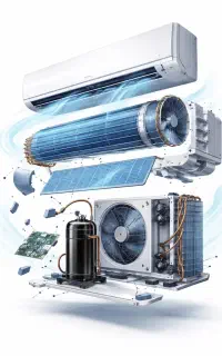 سرویس اسپیلت تعمیرات کولرگازی پکیج ابریزی نصب