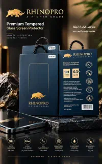 گلس آیفن 12pro+13 pro+14 pro+15 pro