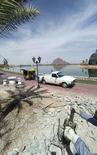 حفاری چاه آب عمیق کمپرسور باد تخریب بتن قنات