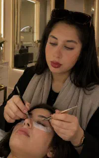 اکستنشن مژه / گارانتی ریزش/ به هنر رویا محمدی