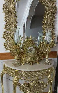 اینه و شمعدان طرح برنز