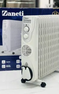 شوفاژ برقی فن دار ۱۵ پره زانتی ایتالیا اصل آکبند
