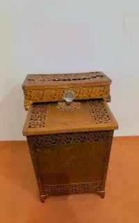 سطل وجای دستمال فلزی