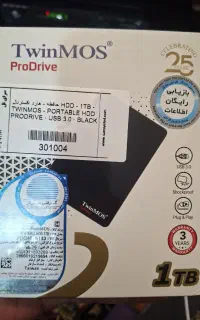 هارد اکسترنال 1ترا نو پلمپ ۳۶ماه گارانتی