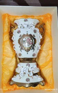 گلدان طرح گل رز