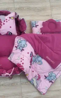 سرویس خواب نوزادی پنج تکه دخترانه