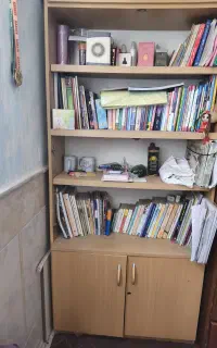 کتابخانه جادار محکم (ام دی آف) کمد دار