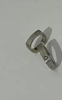 حلقه ست طلای سفید جواهر