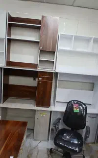 میز مدیریت قفسه کتابخانه میزتحریر صندلی اداری حنفی