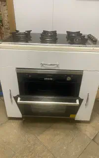 اجاق گاز صفحه ای و فر تو کار
