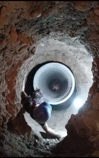 چاه کن لایروبی چاه کهنه مغنی وصل اگو لوله کش