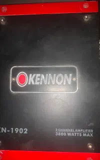 آمپلی‌فایر ۲ کانال Kennon 3800W (سالم و تست شده)