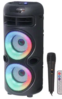 اسپیکر ارتفاع40سانت 8 اینچ بهمراه کنترل و میکروفن