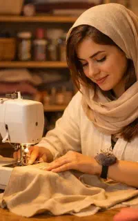 خیاطی بلد نیستی یک جلسه بیا و با لباس خودت برگرد