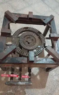 اجاق گاز ۳ شعله فقط یکبار استفاده شده سالم