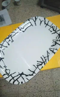 یک سرویس 36 تکه ملامین پارس طرح پیچک