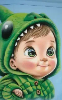دیوار نویسی خوشنویسی نقاشی دیواری  سه بعدی