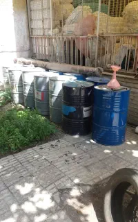 بشکه فلزی