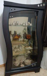 بوفه چوبی قهوه ای سوخته