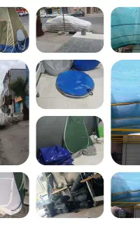 تولیدی چادر ماشین وعرضه انواع چادر مسافرتی