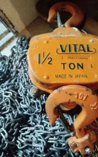 جرثقیل یک و نیم تنی برندVitalدرحدنو