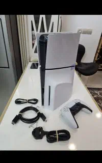 (Ps5 Slim)دیسک خور اروپا در حد آکبند+ لوازم کامل
