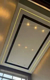 کناف پی وی سی کاذب سی ان سی تی وی روم چوب آینه کرو