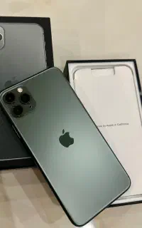گوشی آیفون 11 پرو مکس رنگ سبز۲۵۶گیگ اصل  درحدآکبند