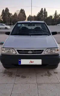 پراید مدل ۱۳۹۱ بدون رنگ شاسی پلمپ کم‌کار
