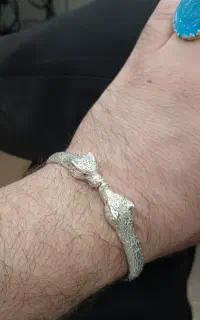 دستبند نقره وارداتی ۲۶ گرمی