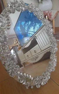 آینه طرح نقره