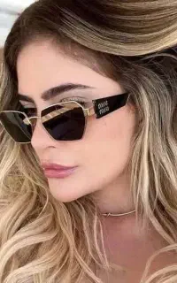 مدل خانوم برای عینک افتابی