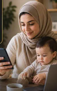 کار با گوشی اونم تو خونه دیگه چی میخوای