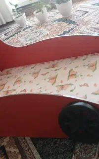 تخت ماشینی کودک ونوجوان با تشک