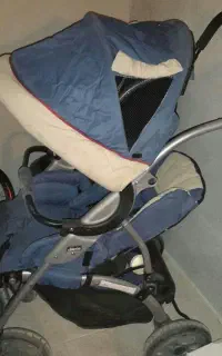 کالسکه و کریر چیکو سرمه ای کرم
